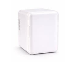 Mini Koelkast - 4L - Reiskoelkast - Wit - Compact - Camping koelkast - Bar koelkastje