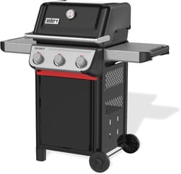 Weber Spirit E-310 - Gasbarbecue - Zwart - 3 Branders met 7,8 kW vermogen - Porselein geëmailleerde gietijzeren grillrooster - 2 Zijtafels - 2 Duurzame wielen - Kast met deur — thumbnail 3