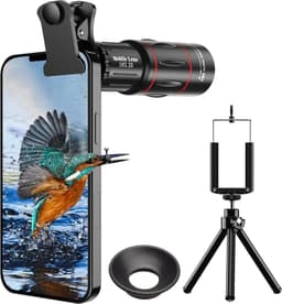 8X Telelens, Krachtige Telefoto Telefoon Lens met Statief, Mobiele Lens Bevestiging Geschikt voor Android & iPhone, Samsung en de Meeste Smartphones — thumbnail 1