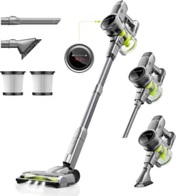 Draadloze Steelstofzuiger – 26 kPa – 250W Borstelloze Motor – 40 Min – LED Display — thumbnail 1
