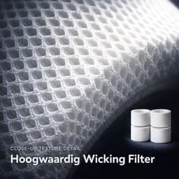 4x Luchtreiniger filter geschikt voor Philips HU4801 / HU4802/ HU4803 luchtbevochtiger HU4102/01 luchtzuiveraar - Vervangingsfilter Wicking filter — thumbnail 5