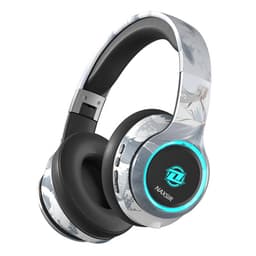NAXSIR Over-Ear Bluetooth-hoofdtelefoon met RGB-verlichting, kaartlezer, ruisonderdrukking, Bluetooth 5.3, draadloze hoofdtelefoon — thumbnail 1
