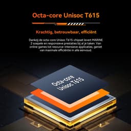 OSCAL MARINE 2 Robuuste Smartphone - Gemini AI - 24GB RAM+256GB ROM - 11000mAh Robuuste Telefoon - 6,56 Inch - IP68 IP69K - Dual SIM 4G - Android 15 - BT5.2 - NFC GPS - Oranje — thumbnail 2
