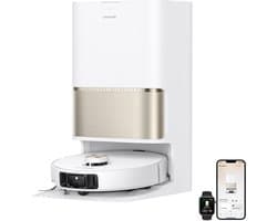 Dreame Robotstofzuiger L50s Pro Ultra - Robotstofzuiger met dweilfunctie - Automatisch Leegstation - 30.000 Pa zuigkracht - Geschikt voor huisdierharen - DryBoard - Wit