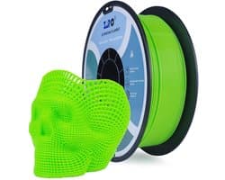 1.75mm PLA 3D Printer Filament, 1KG, Fluorescerend Groen, Hoge Precisie