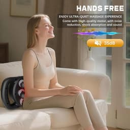 Massagepistool - 12 massagekoppen voor diepe weefselmassage - Geschikt voor rug, schouders en benen - 9 intensiteitsniveaus - Lange batterijduur (zwart) — thumbnail 3
