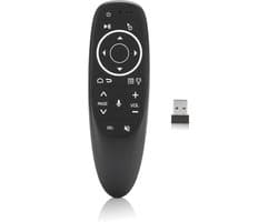 iFoulki G10S Pro afstandsbediening, slimme spraakbesturing, 6-assige gyroscoop, draadloze 2,4 GHz gyroscoop, IR-leermuis, vliegcontroller voor G10S Pro/pc/laptop