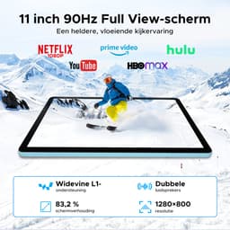 Aorlym P11 Tablet - 48GB RAM+128GB ROM/TF 2TB - Android 16 - 11 inch tablet 90Hz - T7250 - 8800mAh - 13MP+5MP - Gemini AI - Widevine L1 - Face ID - 5G WIFI - Dubbele luidsprekers - Pen, toetsenbord, muis - Blauw — thumbnail 6