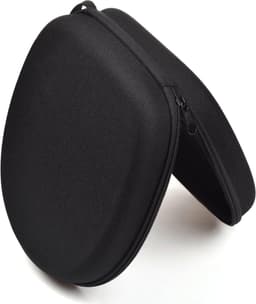 Koptelefoon Case - Koptelefoonhoes - On-ear/Over-ear - Harde Beschermhoes - Koptelefoon Hoesje - Beschermhoes - Draagtas - Waterbestendig - Stootvast - Oortjes Opberg Hoesje - Voor de meeste Bluetooth/HIFI/bedrade hoofdtelefoon/Gaming-headset - Zwart — thumbnail 4