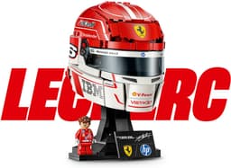 LEGO Editions - Scuderia Ferrari HP helm van Charles Leclerc Constructiespeelgoed — thumbnail 3