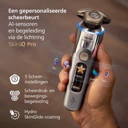 PHILIPS Shaver i9000 Prestige Ultra Wet&Dry  XP9404/46 Scheerapparaat Zilver — thumbnail 5
