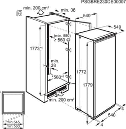 AEG SKE818E1DS - Inbouwkoelkast - 314 liter — thumbnail 14