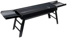 Linkforu - Buiten BBQ - Grill - Houtskool Barbecue - Rek - Gereedschap - Opvouwbaar – Draagbaar – Incl Hoes - Zwart - 60X22X33CM — thumbnail 1