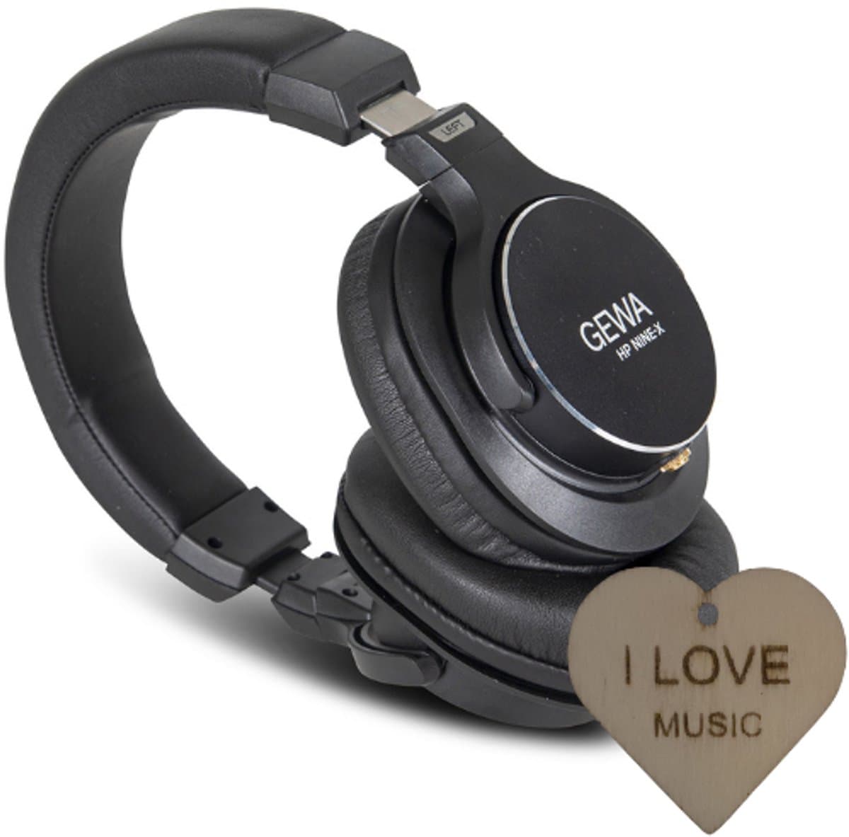 GEWA HP Nine-X Hoofdtelefoon – Studio Koptelefoon – Over-Ear – Voor Piano & E-Drums – Incl. Specter Sleutelhanger — afbeelding 1