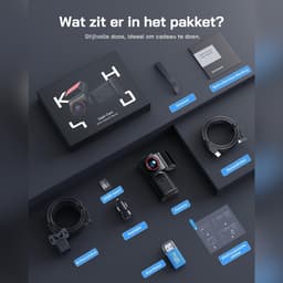 SNJY® Dashcam voor Auto - Auto Camera - Dashcam Voor en Achter - 4K - 170° Groothoek - Zwart — thumbnail 3