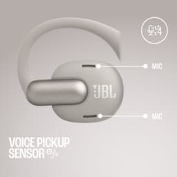 JBL Sense Pro - Open Ear Oordopjes - Oortjes Draadloos - Sport Oordopjes - Bluetooth - Sporten - Hardlopen - 38 uur - Spatwaterdicht - IP54 - Oorhaak - Zwart — thumbnail 4