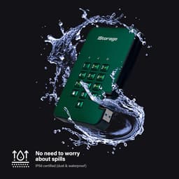 Beveiligde Externe Harde Schijf 1TB met PIN-toegang en Hardware Encryptie — thumbnail 3