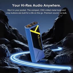Draagbare USB-C DAC Versterker met 3,5 mm & 4,4 mm Uitgangen voor Hoge Resolutie Audio — thumbnail 2