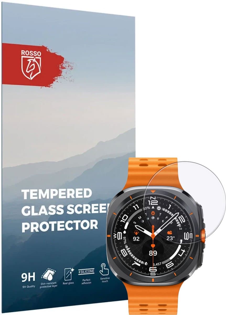 Rosso 9H Tempered Glass - Screen Protector Geschikt voor Samsung Galaxy Watch Ultra — afbeelding 1