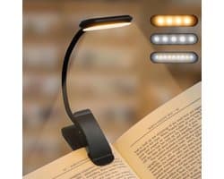 Leeslampje voor Boek - Loeplamp voor in Bed - Lamp met Klem - LED