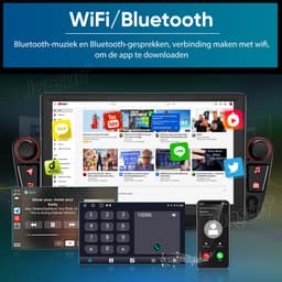 Junsun Android 15 Autoradio - Geschikt voor Peugot 107 Citroen C1 Toyota Aygo - Draadloos Carplay & Android Auto - 7-inch HD Touchscreen - Bluetooth & GPS-navigatie & Stuurwielbediening & Wifi & RDS , 2GB+64GB, DSP, Handsfree, Quad-core processor — thumbnail 3