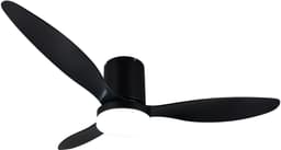 REALITY GÖTEBORG - Ventilator - Zwart mat - incl. 1x SMD 20 W - Afstandsbediening - Geintegreerde dimmer - Traploos instelbare lichtkleur - Dimbaar met schakelaar - Niet externe dimbaar - Geheugenfunctie - Zomer- en wintermodus - 6 snelheidsniveaus — thumbnail 1