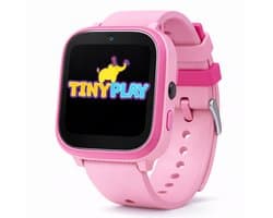TinyPlay Smartwatch Kinderen - Dual Camera - Spelletjes - USB Oplaadbaar kinderhorloge - Kinder smartwatch - Meisje - Roze