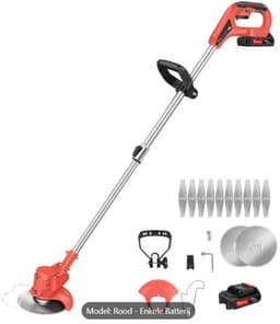 Machine ALLEEN 21V Grasmaaier Draadloze Grastrimmer Telescopisch Lichtgewicht Onkruidtrimmer 1500mAh Accu Elektrische Tuintrimmer — thumbnail 1