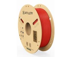Artillery PLA Filament Rood 1.75mm – Hoogwaardig 3D Printer Filament – Constante Diameter – Geschikt voor FDM 3D Printers