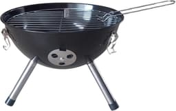 BBQ houtskool met deksel – Compact - BBQ tafelmodel – zwart - BBQ Camping - Balkon BBQ - kleine BBQ — thumbnail 2