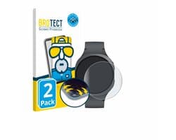 BROTECT - Screenprotector voor Samsung Galaxy Watch 8 (40 mm) - Folie Beschermfolie matte volledig dekking 2 Stuks