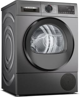 Bosch WQG235DRNL Serie 6 - Wasdroger - Warmtepompdroger - Blijvend energiezuinig met Self Cleaning Condensor - Auto Dry: droogt automatisch tot de gewenste droogtegraad - Cast iron grey - Trommelverlichting — thumbnail 4
