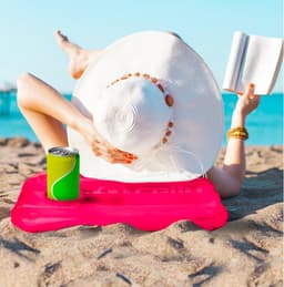 Celly - PoolPillow Zwembad Kussen met Speaker - Kunststof - Roze — thumbnail 3