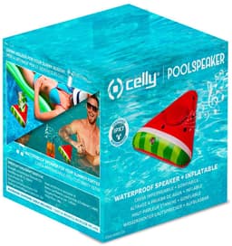 Celly - PoolSpeaker Opblaasbare Watermeloen met Speaker - Kunststof - Multicolor — thumbnail 3
