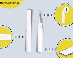 Oordopjes Cleaning - Pen 3 in 1 - Bluetooth Oordopjes - Wit - Schoonmaakset — thumbnail 5
