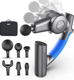 Massage Pistool - Verstelbare Arm - Diepe Weefsels - Ergonomisch Handvat - Draagbaar - Atleten - Pijnlijke Spieren Massage gun — thumbnail 1
