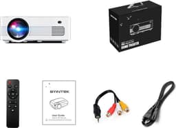 Bolture Mini Beamer - Beamers - Beamer - Projector - Beamer Projector - Beeldscherm - Projectiescherm - Beamer Scherm - 150 Inch — thumbnail 5