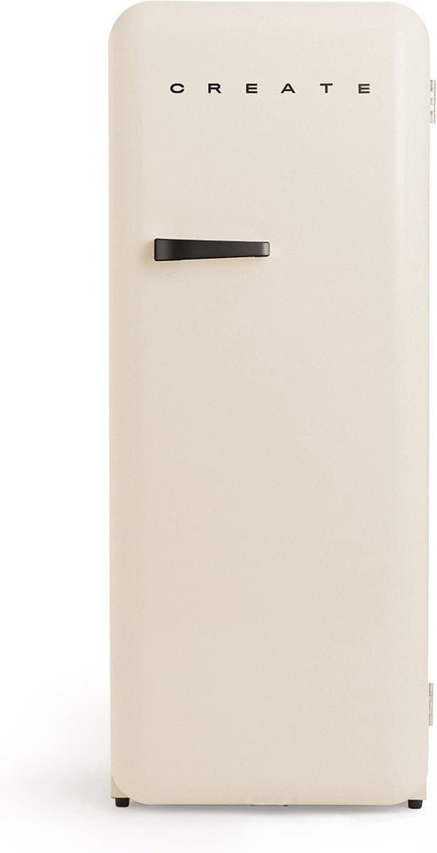 CREATE - Koelkast in retrostijl - Gebroken wit - Handvat Zwart - FRIDGE RETRO 281L — afbeelding 1
