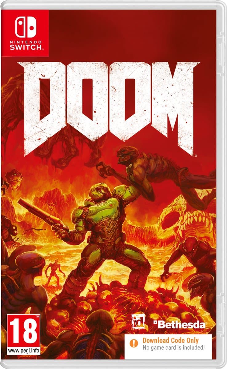 Doom - Nintendo Switch - Code in a Box — afbeelding 1