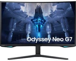 Samsung Odyssey Neo G7 LS32BG750NU - 4K VA Curved 165Hz Gaming Monitor - 32 inch — afbeelding 1