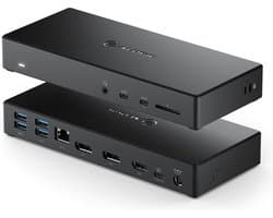 ALOGIC DUCMA3 laptop dock & poortreplicator Bedraad USB 3.2 Gen 1 (3.1 Gen 1) Type-C Zwart