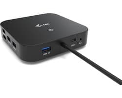 i-Tec - USB-C HDMI DP Docking Station (Exclusief USB-C oplader)