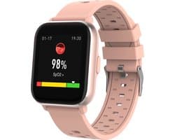 Denver Smartwatch - Stappenteller - Bel/SMS Melding - Slaapactiviteit - 1.4'' Display - Hartslag, Bloeddrukmeter, Sportmodus - IP68 - SW165 - Roze