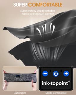 RFWR® Draadloze Slaap Hoofdtelefoon met HD Geluid en Comfortabele Hoofdband — thumbnail 4