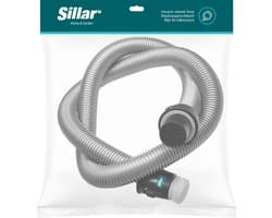 Sillar, stofzuigerslang, flexibel, stofzuigerbuis, vervanging, geschikt voor Electrolux Ultra Silencer PowerForce Classic Silence stofzuiger, lengte 180 cm, grijs