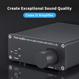 RFWR® Mini Hi-Fi Stereo Audio Versterker 50W x 2 voor Thuisluidsprekers — thumbnail 5
