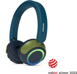 PHILIPS TAK4200CT 4200-serie On Ear draadloze opvouwbare hoofdtelefoon voor kinderen - 45 uur afspeeltijd, beperkt volume, Audio delen, laadkabel meegeleverd - Ambiant verlichting - Kristalgroen — thumbnail 2
