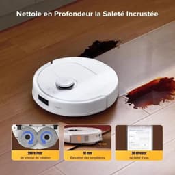 ROBOROCK QREVO 5AE - Robotstofzuiger met dock - 12000 Pa vermogen - FlexiArm dweilen - Dubbele anti-klit — thumbnail 4