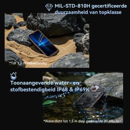 OSCAL MARINE 1 Robuuste Smartphone - 12GB RAM - 128GB ROM - 5100mAh - 6.56 Inch - IP68 Waterdicht - Dual SIM - Android 15 - NFC - Oranje — thumbnail 2