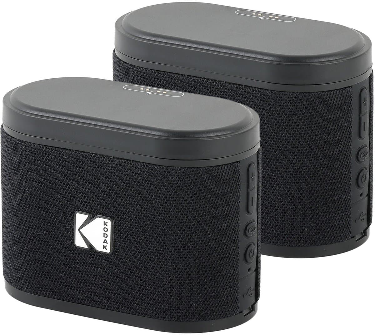 Kodak SoundBrix Bluetooth Speaker – Draadloze Muziek Box –5W RMS - 2pcs – Zwart — afbeelding 1